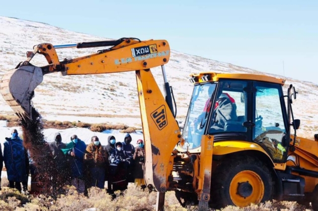 Sod-turning
